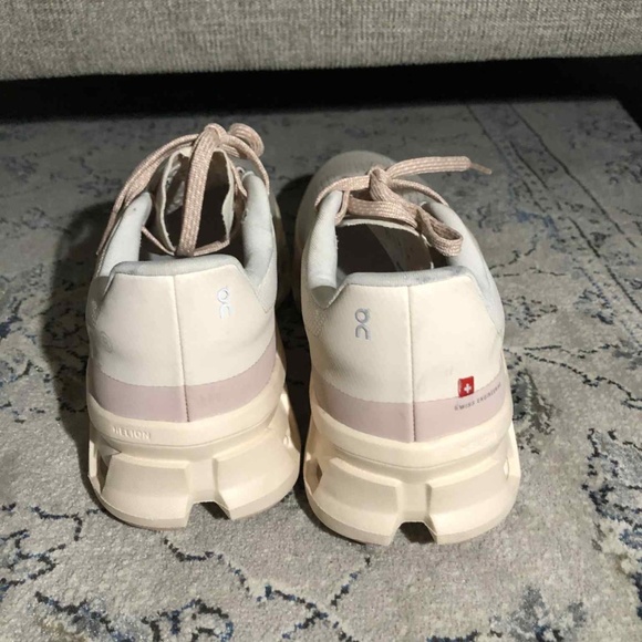 On Cloud Cloudmonster Women's Running Shoes Moon/ Fawn - Picture 8 of 11